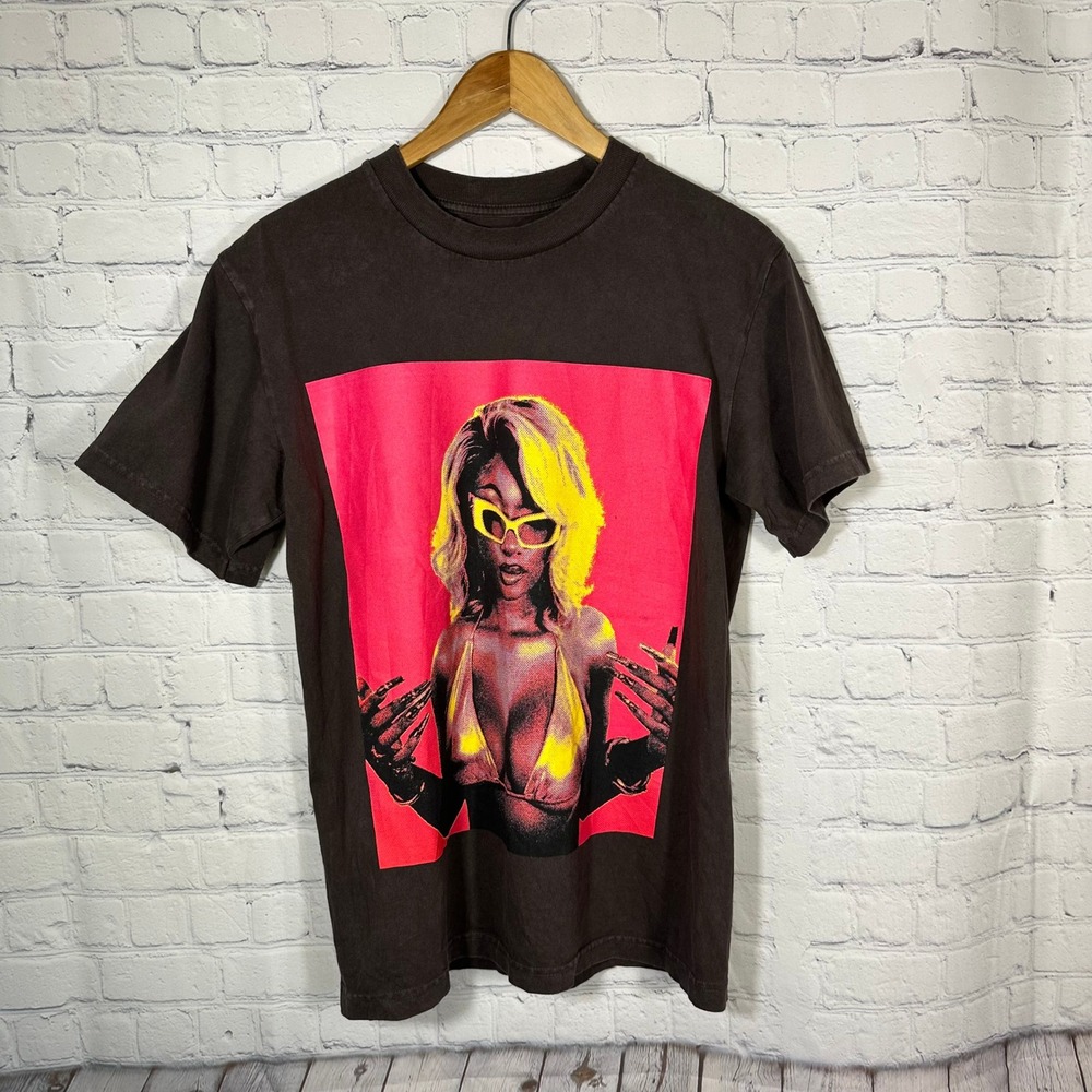 Megan Thee Stallion Hot Girl Summer Tour Graphic T-Shirt Black Small Concert Tee